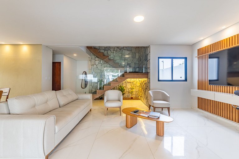 Casa-6 Qrts-Piscina e Area Gourmet Privativa-SH144