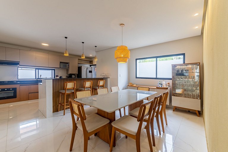 Casa-6 Qrts-Piscina e Area Gourmet Privativa-SH144