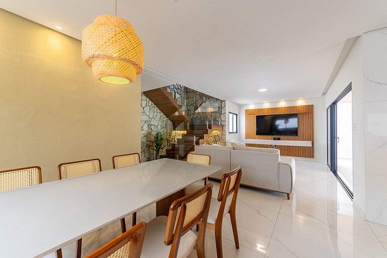 Casa-6 Qrts-Piscina e Area Gourmet Privativa-SH144