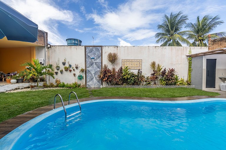 Casa Rústica 4qt beira mar c/piscina-156