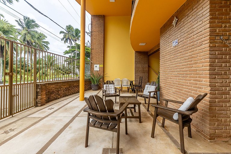 Casa Rústica 4qt beira mar c/piscina-156