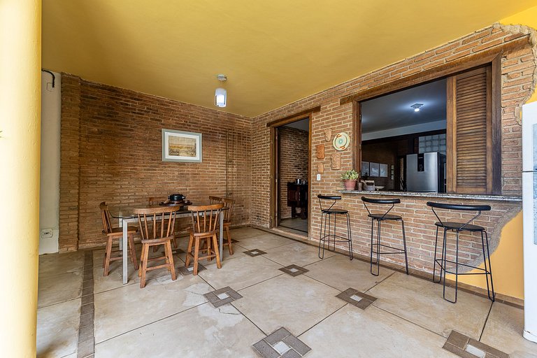 Casa Rústica 4qt beira mar c/piscina-156