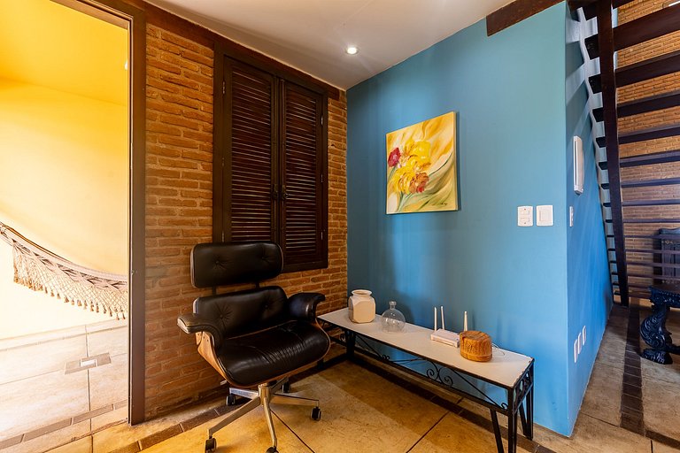 Casa Rústica 4qt beira mar c/piscina-156