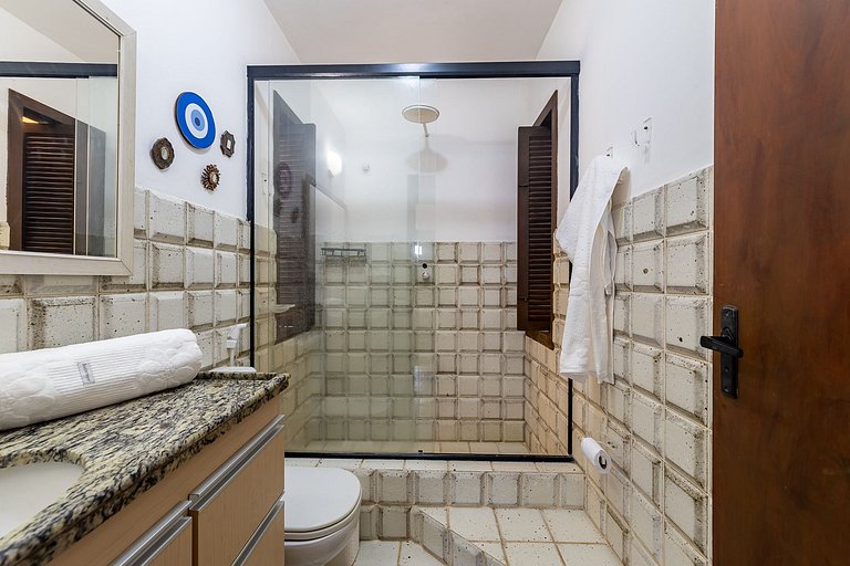 Casa Rústica 4qt beira mar c/piscina-156
