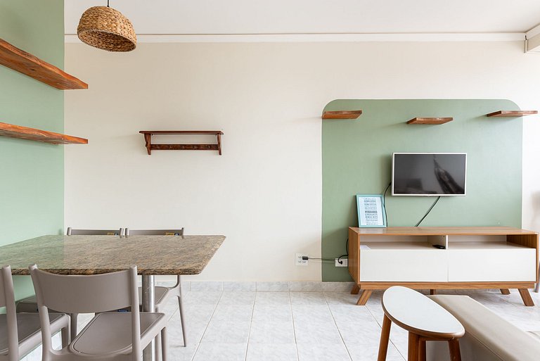 Flat 2qts -100m da Praia de Carneiros - SH151