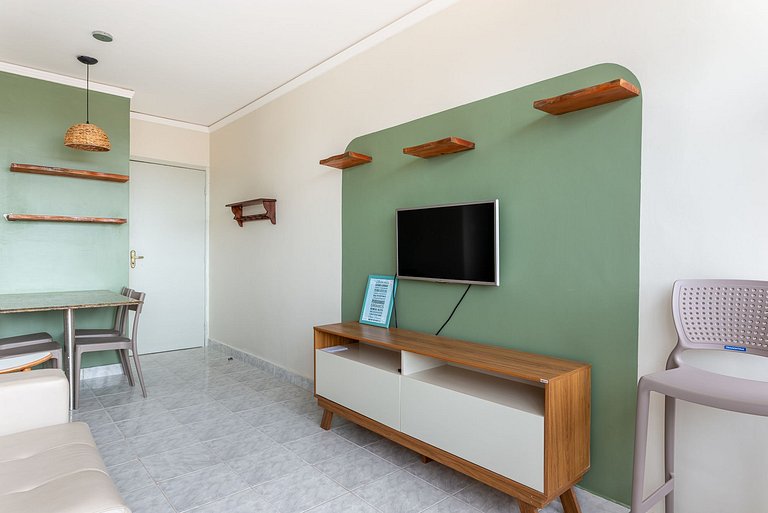 Flat 2qts -100m da Praia de Carneiros - SH151