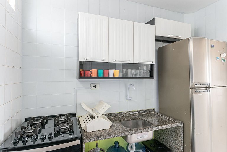 Flat 2qts -100m da Praia de Carneiros - SH151