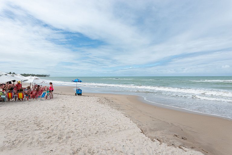 Flat 2qts -100m da Praia de Carneiros - SH151