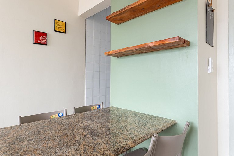 Flat 2qts -100m da Praia de Carneiros - SH151