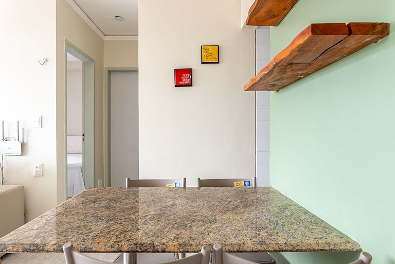 Flat 2qts -100m da Praia de Carneiros - SH151