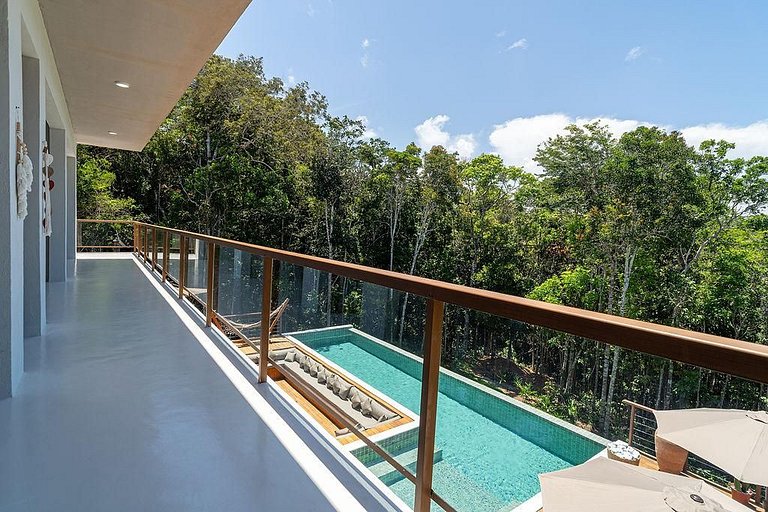 Casa Luxo 5 suítes com piscina e funcionária-159M