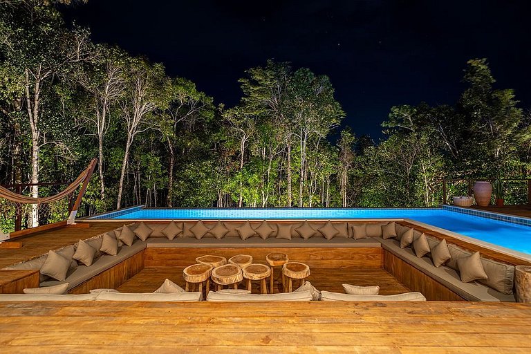 Casa Luxo 5 suítes com piscina e funcionária-159M