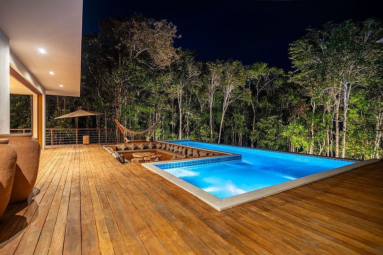 Casa Luxo 5 suítes com piscina e funcionária-159M