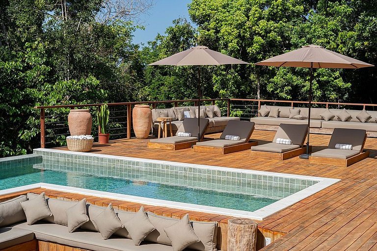 Casa Luxo 5 suítes com piscina e funcionária-159M