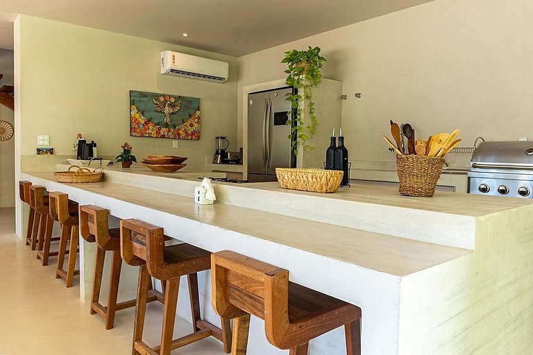 Casa Luxo 5 suítes com piscina e funcionária-159M