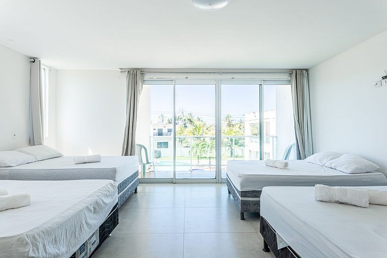 Mansão c Piscina Privativa e Jacuzzi-6 suites 082M