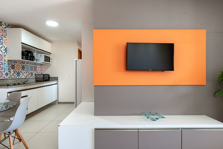 Ap conforto 2 quartos com varanda no OKA - 170D