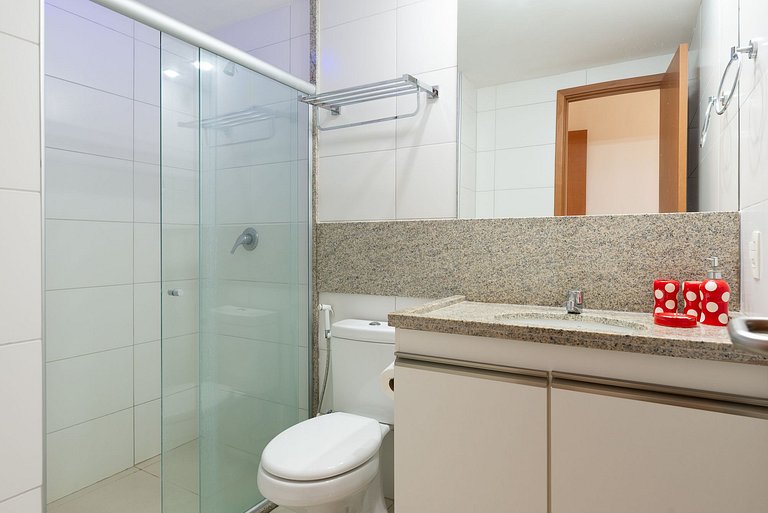 Ap conforto 2 quartos com varanda no OKA - 170D